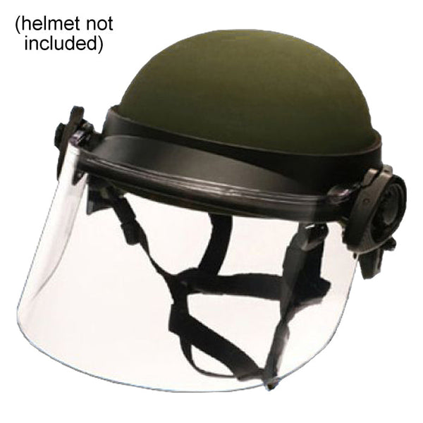 Paulson DK5 Clear Riot Faceshield, .250AF, 6in