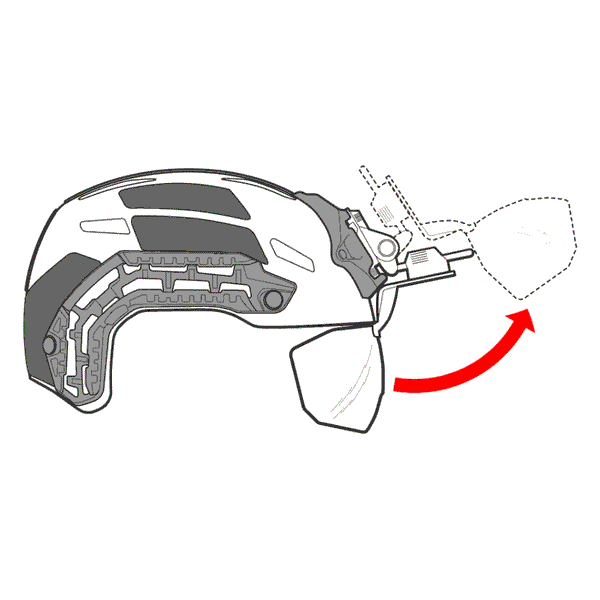 Galvion Caiman NVG Arm Visor System