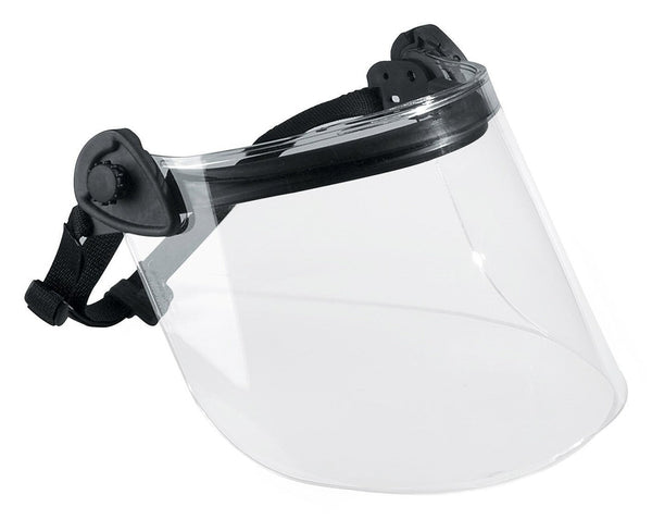 Paulson DK5 Riot Faceshield, .250AF - front quarter view