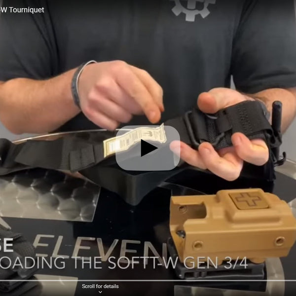 Eleven 10 SLICK FRONT RIGID TQ Case for SOFTT/SOFTT-W, MOLLE (Malice Clip) Black