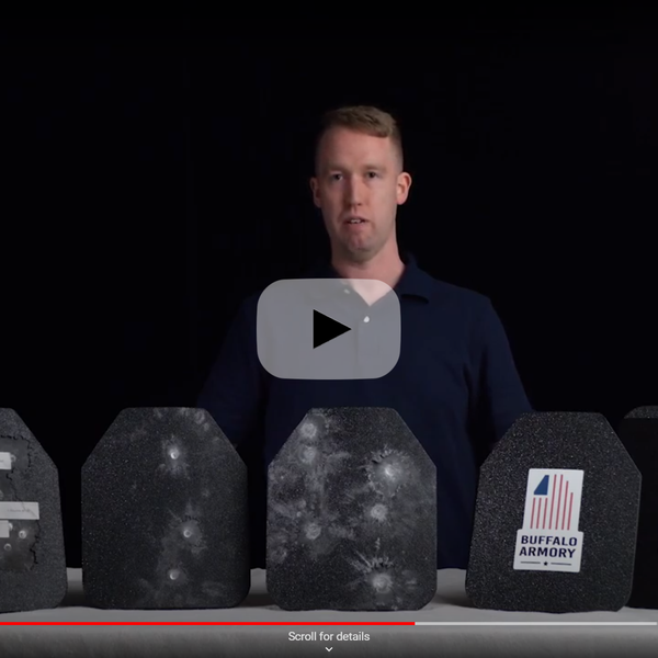 Buffalo Armory 647 NIJ III (Rated III+) Steel Plate