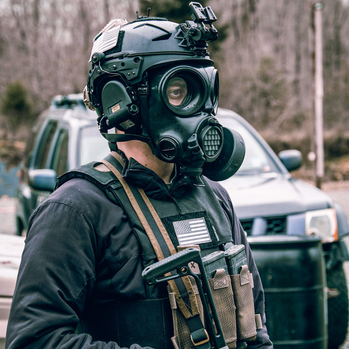 Mira Safety CM-7M Military Gas Mask - CBRN Protection for Military, Po ...